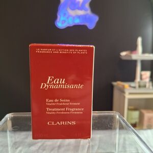 Clarins Eau Dynamisante Fragrance in Bold Red